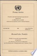 Treaties and international agreements registered or filed and recorded with the Secretariat of the United Nations
