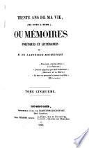 Trente ans de ma vie (de 1795 à 1826)
