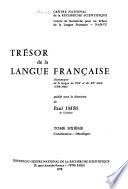 Trésor de la langue française