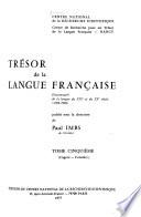 Trésor de la langue française