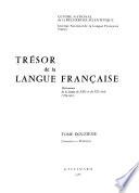 Trésor de la langue française