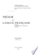 Trésor de la langue française