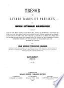 Trésor de livres rares et precieux