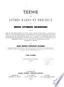 Trésor de livres rares et précieux