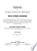 Trésor de livres rares et precieux