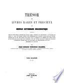 Trésor de livres rares et précieux v. 2