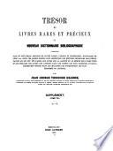 Trésor de livres rares et précieux v. 7