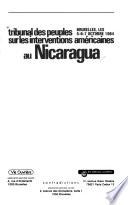Tribunal des peuples sur les interventions américaines au Nicaragua