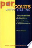 Trois comédies de Molière