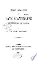 Trois semaines en pays scandinaves