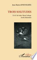 Trois solitudes