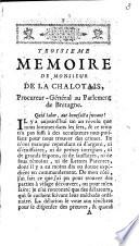 Troisième mémoire