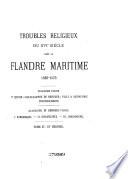 Troubles religieux du XVIe siècle dans la Flandre maritime, 1560-1570