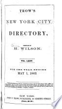 Trow's New York City Directory