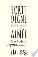 Tu Es Parfaite Juste Comme Tu Es