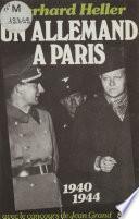 Un Allemand à Paris