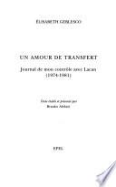 Un amour de transfert