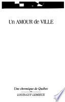 Un amour de ville