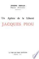 Un apôtre de la liberté