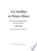 Un artilleur en Haute-Alsace