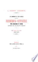 Un comédien au XIXe siècle, Frédérick-Lemaître