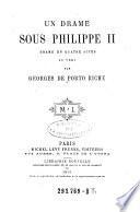 Un drame sous Philippe II