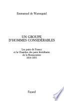 Un groupe d'hommes considérables
