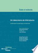 Un laboratoire de littératures