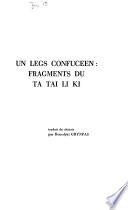 Un legs confucéen