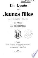 Un lycée de jeunes filles