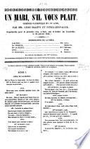 Un mari, s'il vous plait