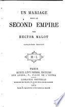 Un mariage sous le second empire