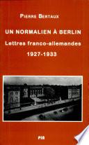 Un normalien à Berlin