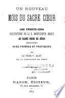 Un nouveau mois du Sacré Coeur