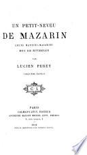 Un petit-neveu de Mazarin