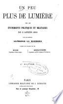 Un peu plus de lumière sur les événements politiques et militaires de l'année 1866