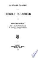 Un pionnier canadien, Pierre Boucher