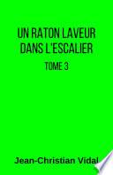 Un raton laveur dans l'escalier