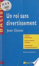 Un roi sans divertissement