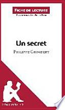 Un secret de Philippe Grimbert