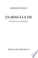 Un sens à la vie