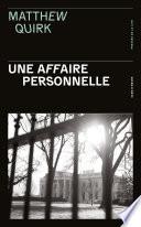 Une affaire personnelle