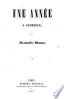Une année a Florence par Alexandre Dumas