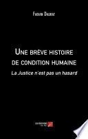 Une brève histoire de condition humaine