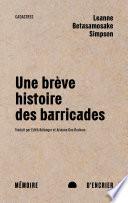 Une brève histoire des barricades
