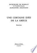 Une certaine idée de la Grèce