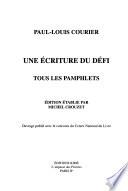 Une écriture du défi