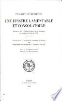 Une epistre lamentable et consolatoire