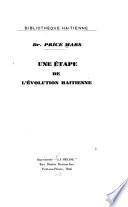 Une étape de l'évolution haïtienne