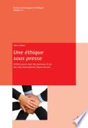 Une éthique sous presse